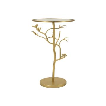 Tavolinetto birds glass cm Ø 38x60