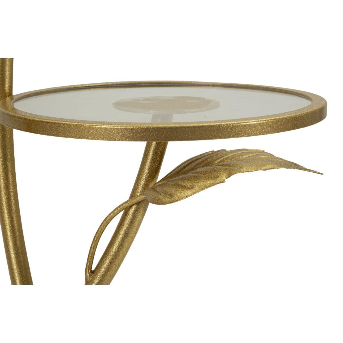 Tavolinetto 3 ripiani leaf cm Ø 54x47x69,5