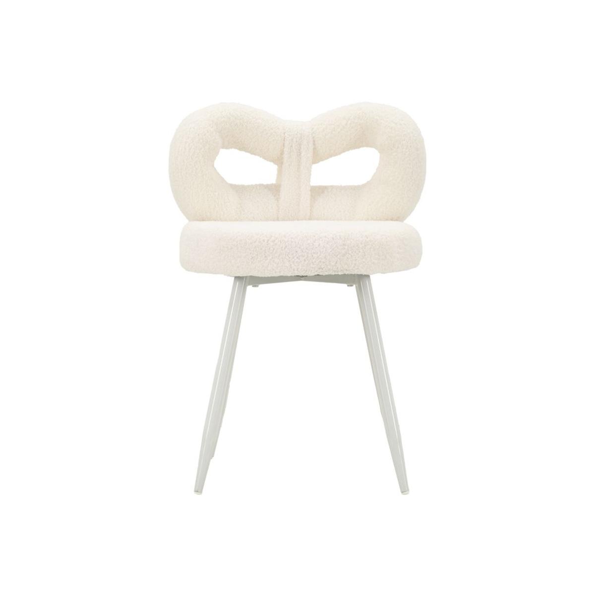 Sedia mini ilary bianca cm Ø 40x67<br> (altezza seduta cm 46)