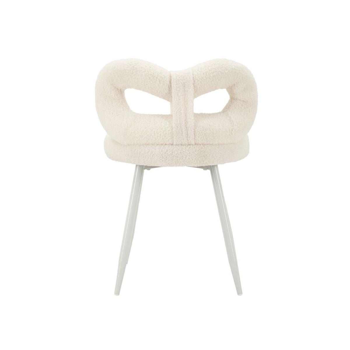 Sedia mini ilary bianca cm Ø 40x67<br> (altezza seduta cm 46)