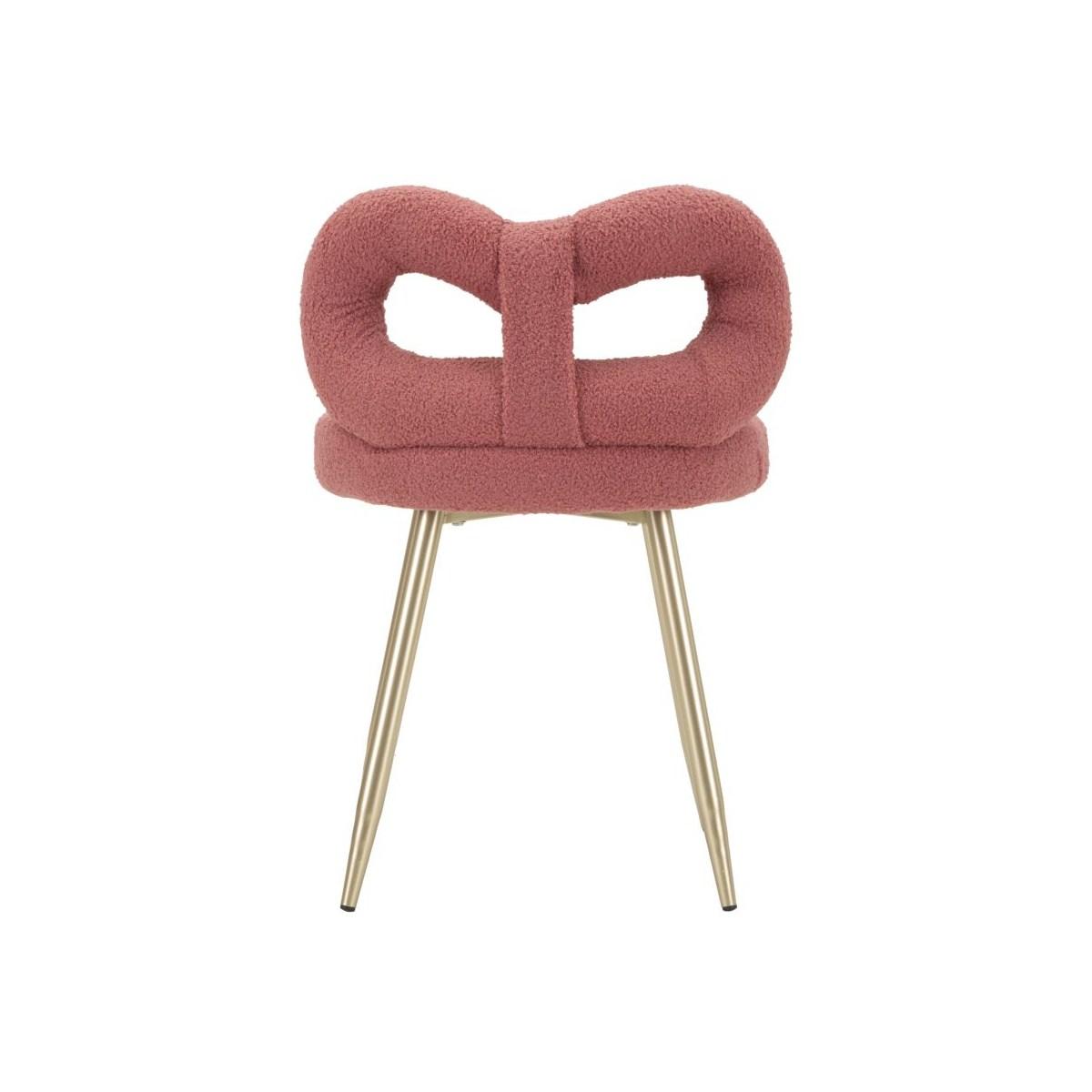 Sedia mini ilary rosa cm Ø 40x67<br> (altezza seduta cm 46)