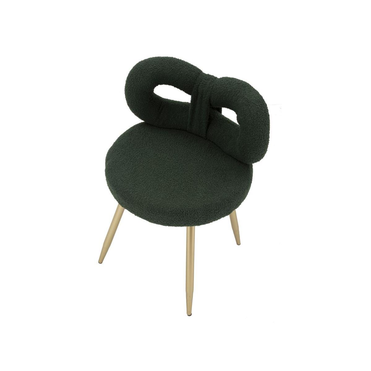 Sedia mini ilary verde cm Ø 40x67<br> (altezza seduta cm 46)