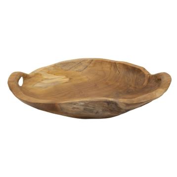 S/tasche wahan in teak riciclato cm 42x36x7 (pezzi unici - non rip. in serie)