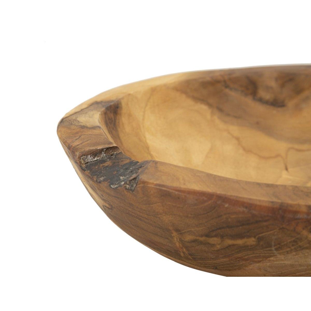 S/tasche tipic in teak ric. cm Ø 25x5 min2 (pezzi unici - non rip. in serie)