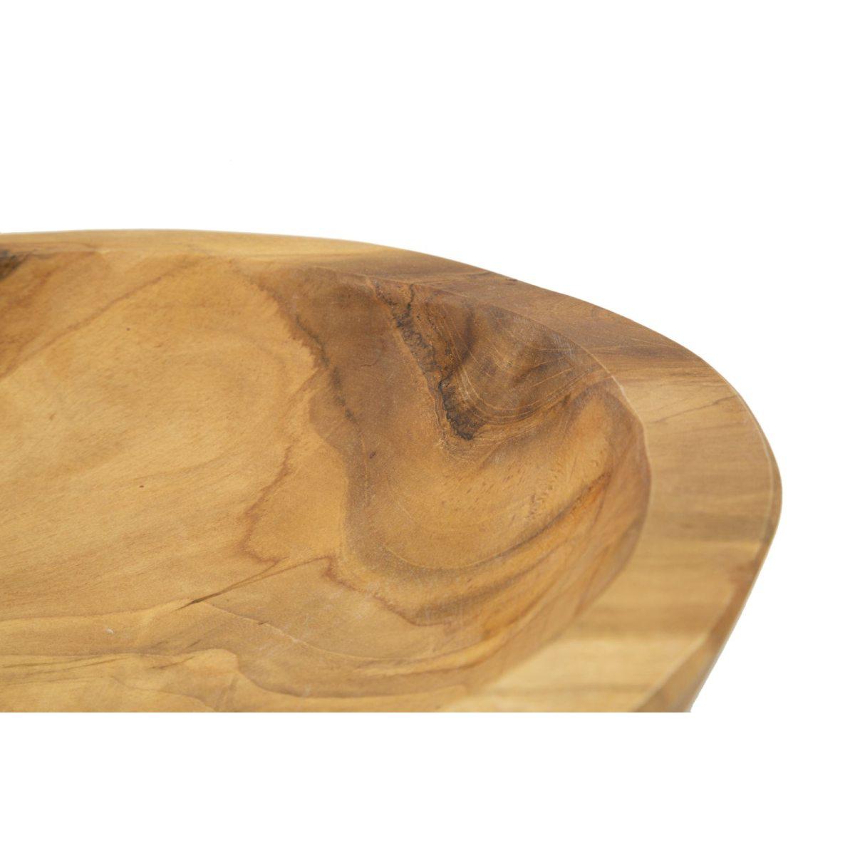 S/tasche tipic in teak ric. cm Ø 25x5 min2 (pezzi unici - non rip. in serie)