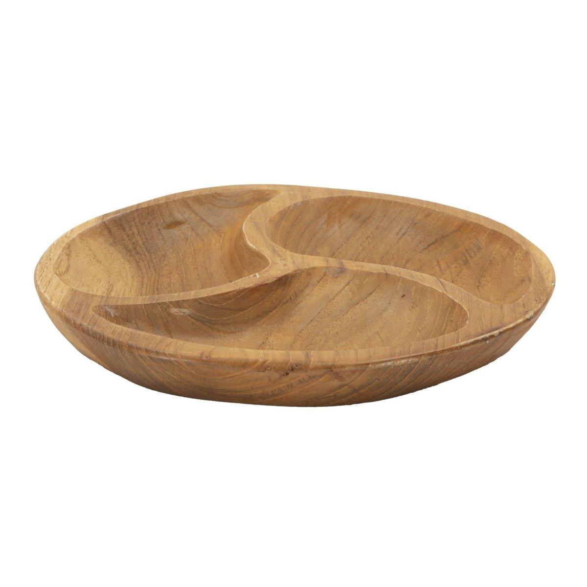 S/tasche 3 parti in teak ric. cm 25,5x3 min2 (pezzi unici - non rip. in serie)