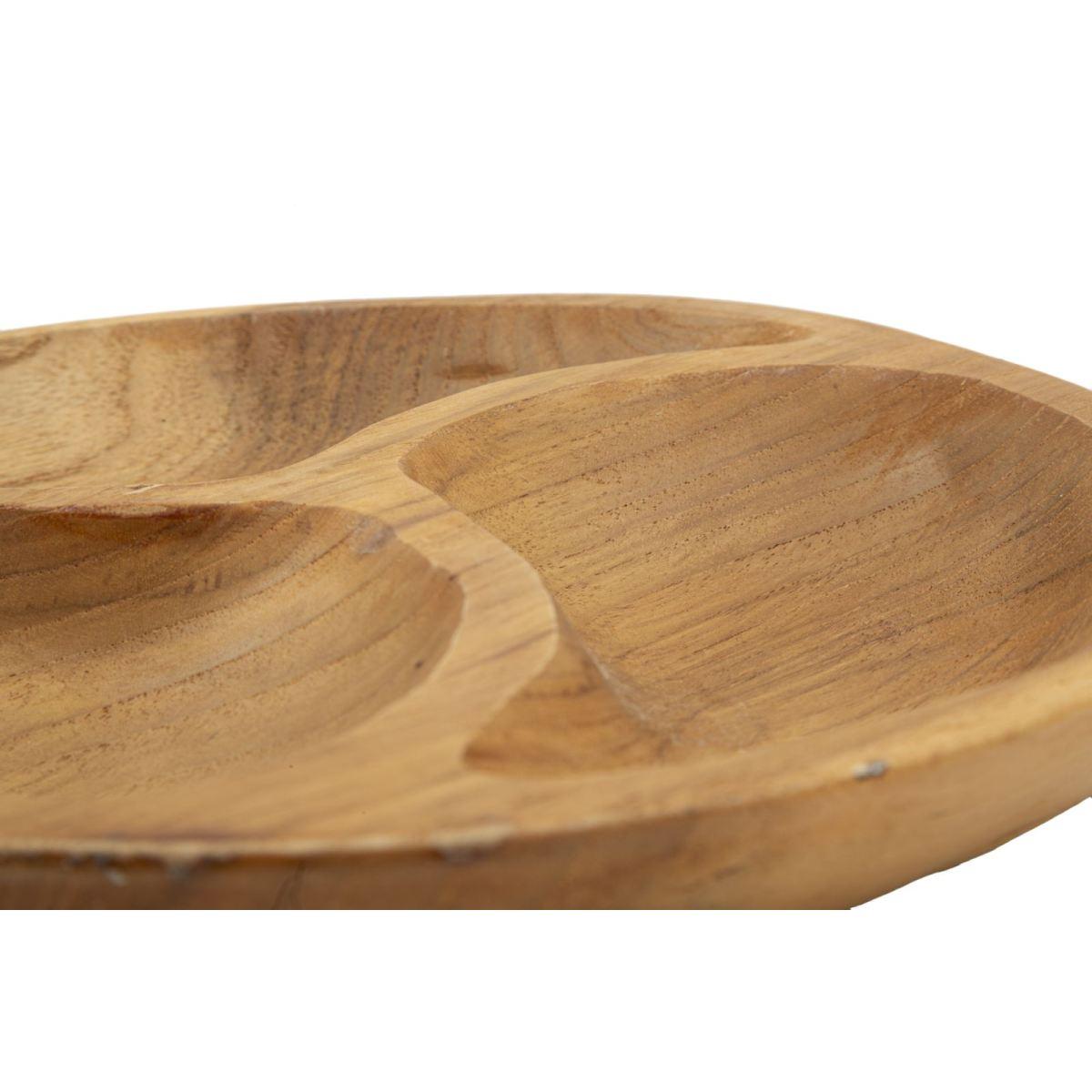 S/tasche 3 parti in teak ric. cm 25,5x3 min2 (pezzi unici - non rip. in serie)
