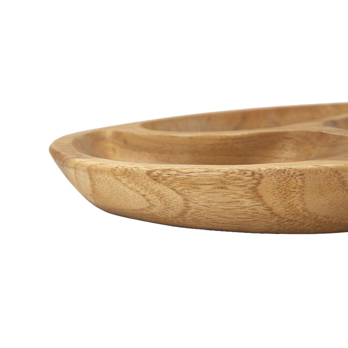 S/tasche 3 parti in teak ric. cm 25,5x3 min2 (pezzi unici - non rip. in serie)