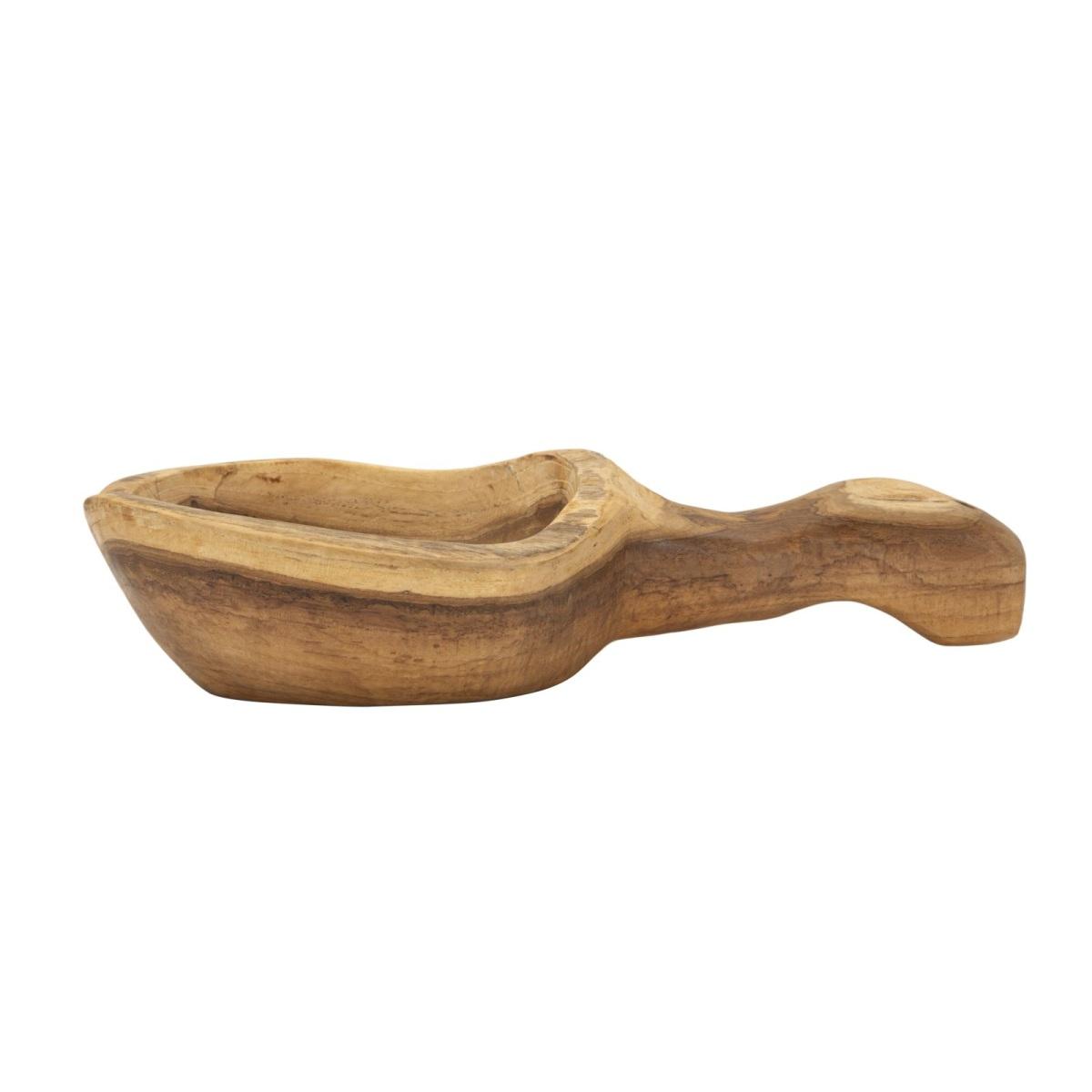 S/tasche spoon in teak ric. cm 36x16x8 min 2 (pezzi unici - non rip. in serie)