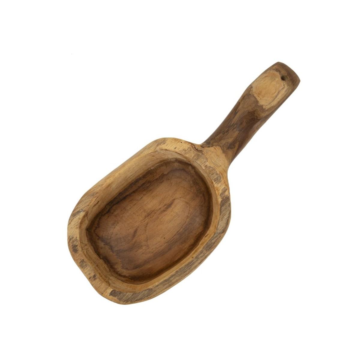 S/tasche spoon in teak ric. cm 36x16x8 min 2 (pezzi unici - non rip. in serie)