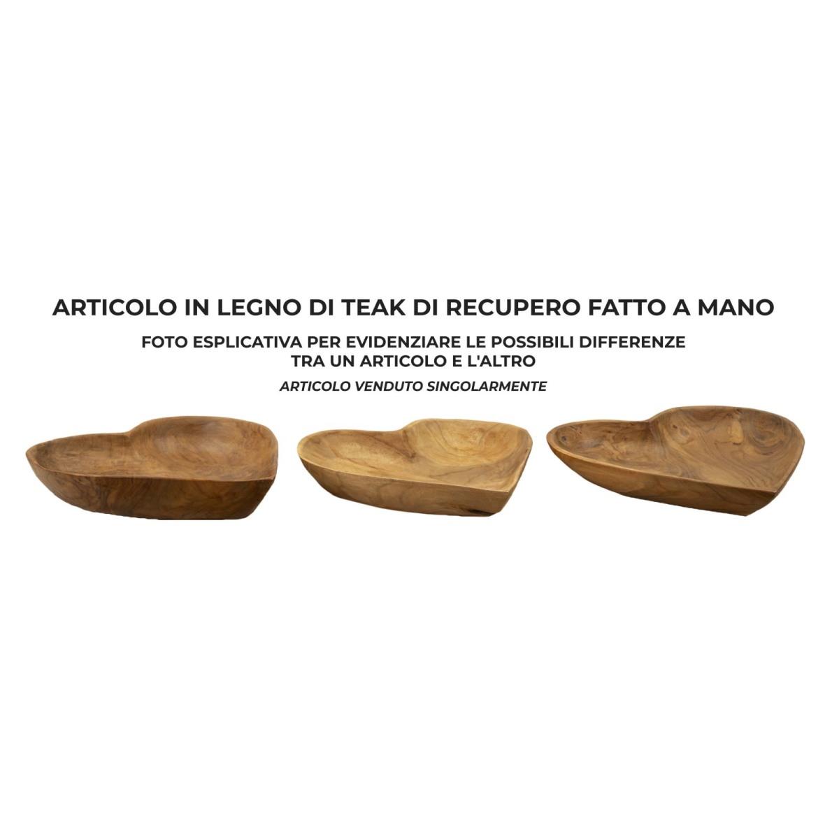 S/tasche kiha in teak ric. cm 27x29x4 min 2 (pezzi unici - non rip. in serie)