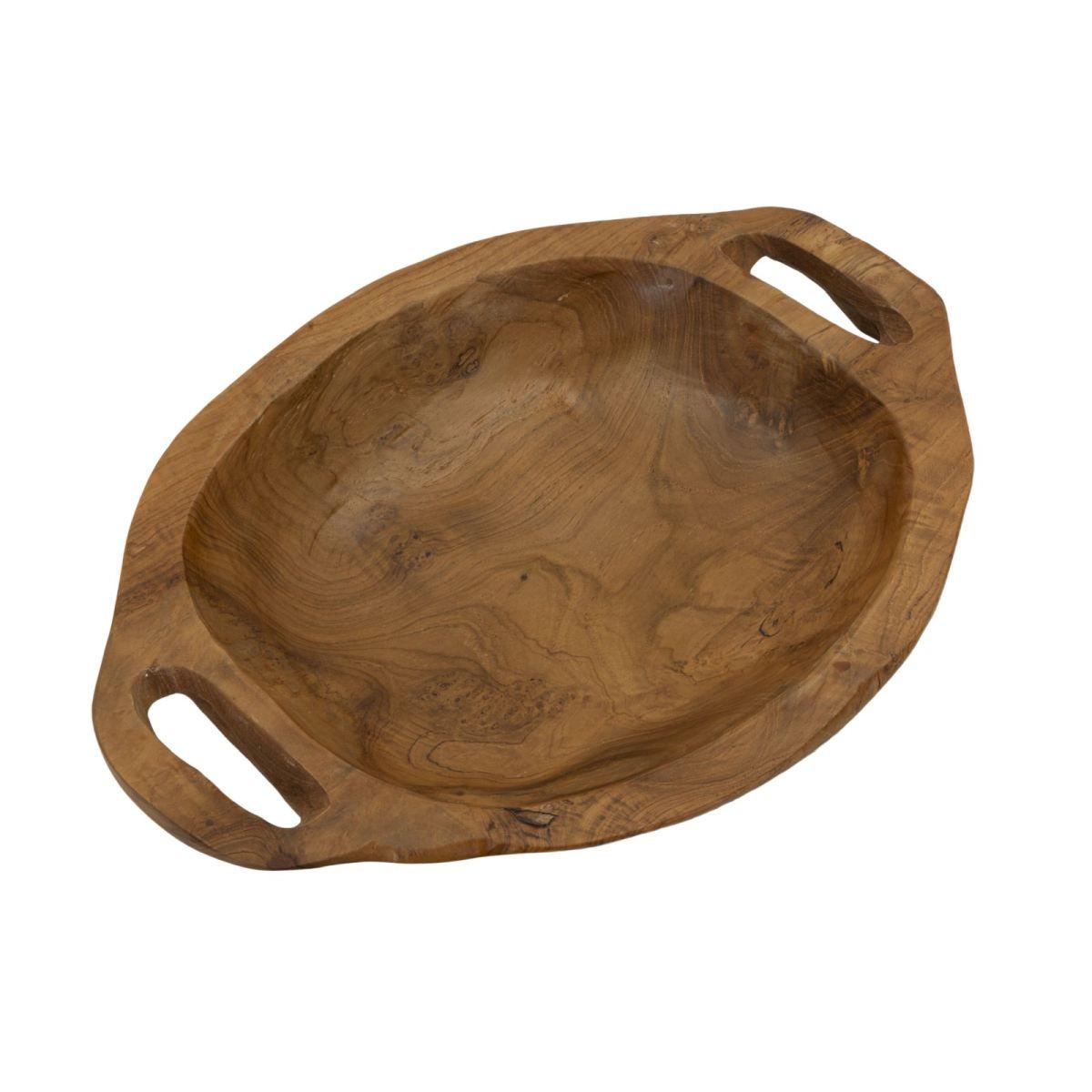 S/tasche wan in teak riciclato cm 37x26,5x7 (pezzi unici - non rip. in serie)