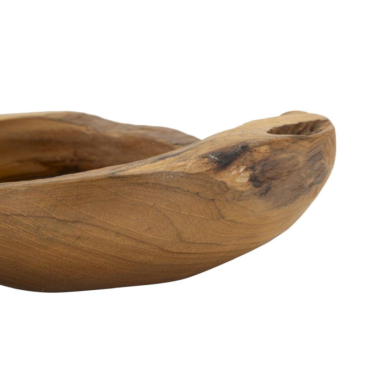 S/tasche erusi in teak ric. cm Ø 20x6 min 2 (pezzi unici - non rip. in serie)