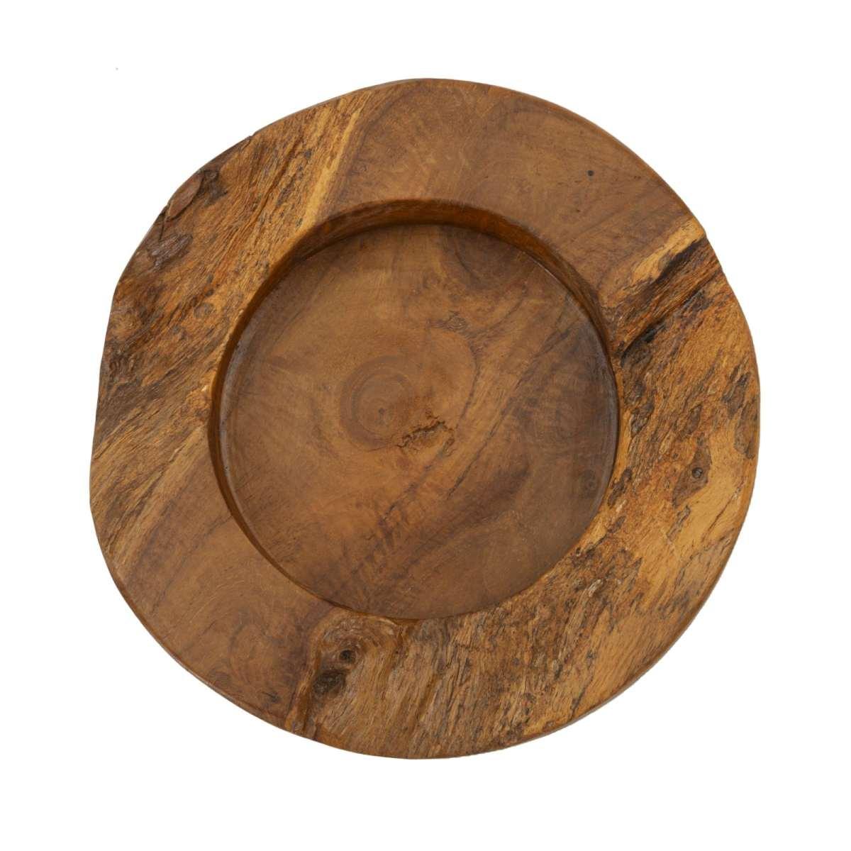 S/tasche erusi plus in teak ric.cm Ø 21x6 min2(pezzi unici - non rip. in serie)