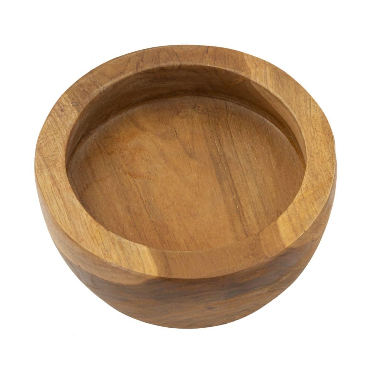 S/tasche erusi simple in teak ric.cm Ø15x9,5 min2(pezzi unici-non rip.in serie)