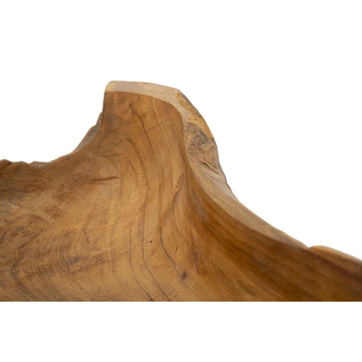 S/tasche narro in teak riciclato cm 40x29x10 (pezzi unici - non rip. in serie)