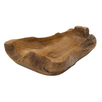 S/tasche narro in teak riciclato cm 40x29x10 (pezzi unici - non rip. in serie)