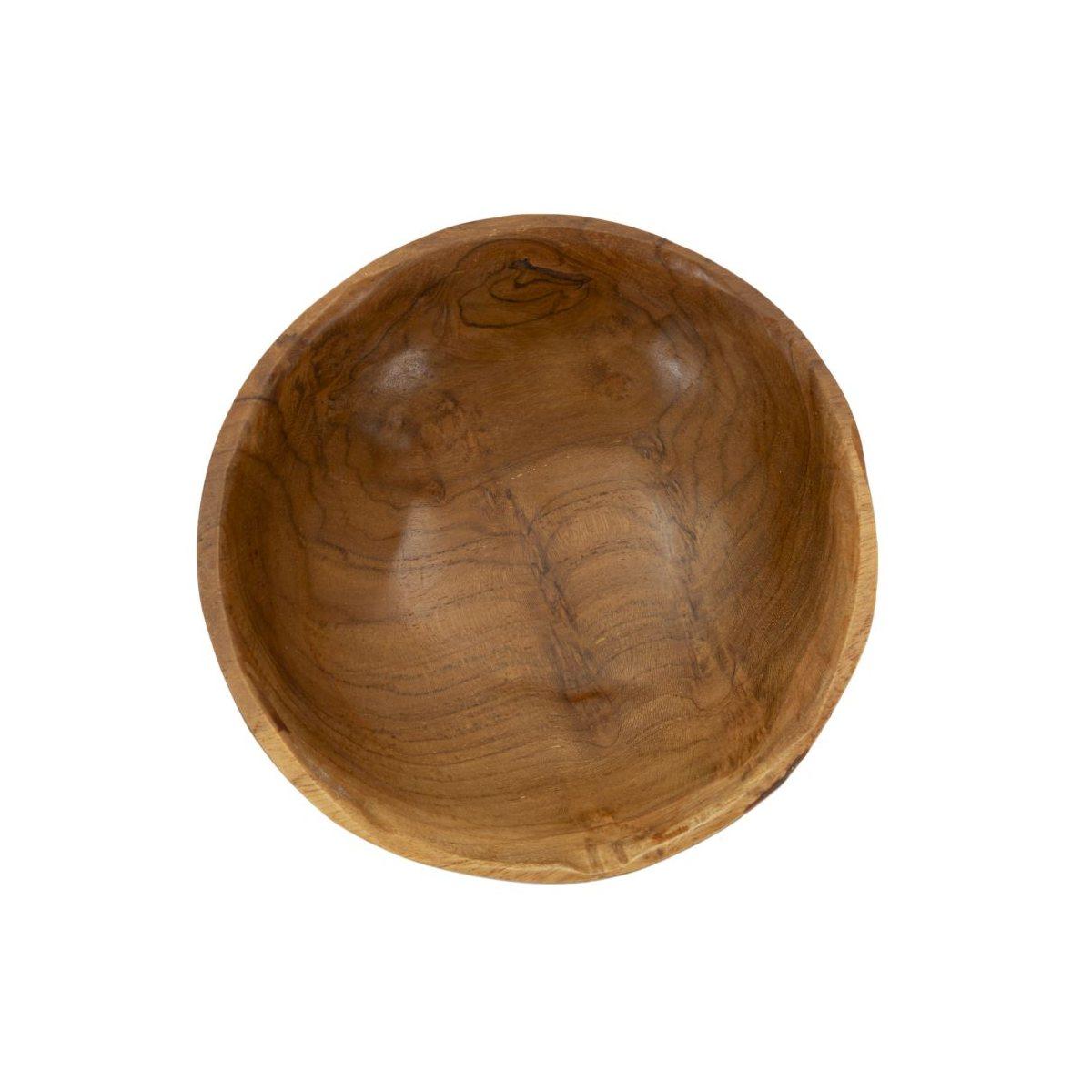 S/tasche butot in teak ric. cm Ø 15x8 min 2 (pezzi unici - non rip. in serie)