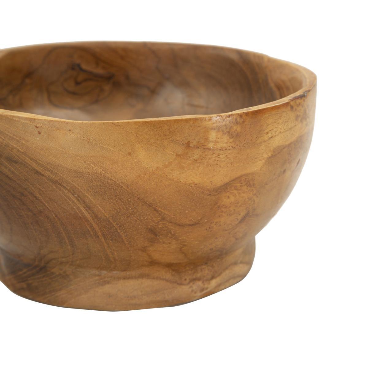S/tasche butot in teak ric. cm Ø 15x8 min 2 (pezzi unici - non rip. in serie)