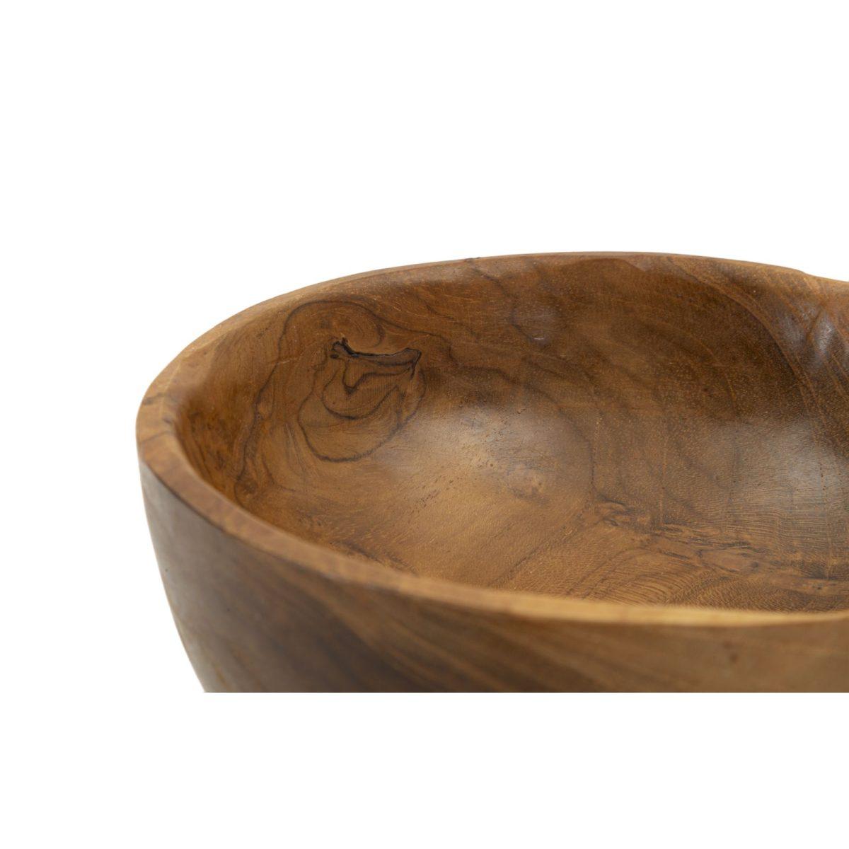 S/tasche butot in teak ric. cm Ø 15x8 min 2 (pezzi unici - non rip. in serie)