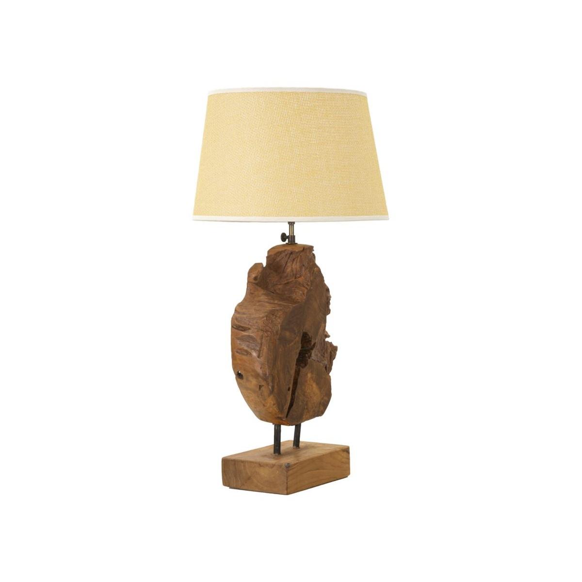 Lampada kepala in teak riciclato cm 35x69 (pezzi unici - non rip. in serie)