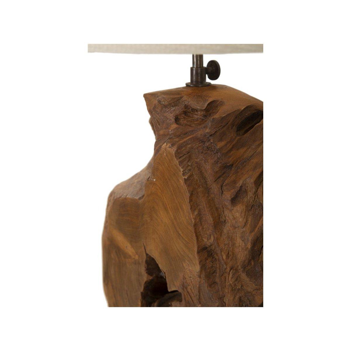 Lampada kepala in teak riciclato cm 35x69 (pezzi unici - non rip. in serie)