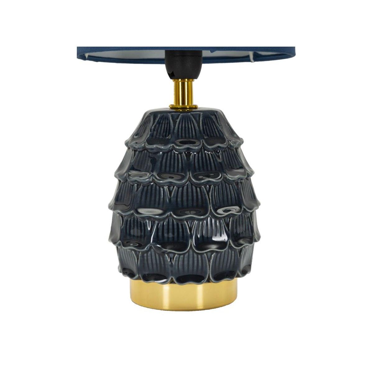Lampada da comodino pigny blu cm Ø 15x30,5 min 2