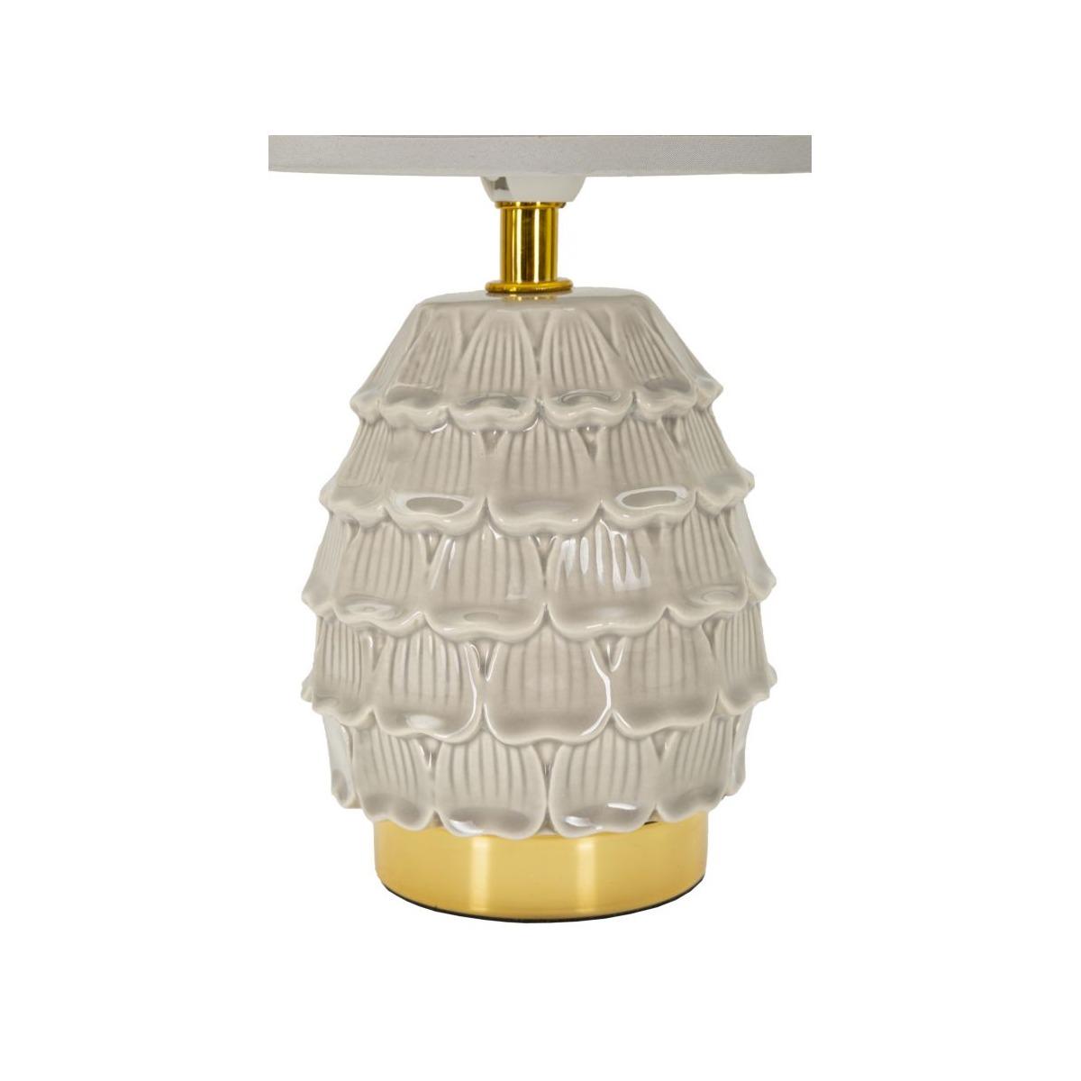 Lampada da comodino pigny grigia cm Ø 15x30,5 min 2