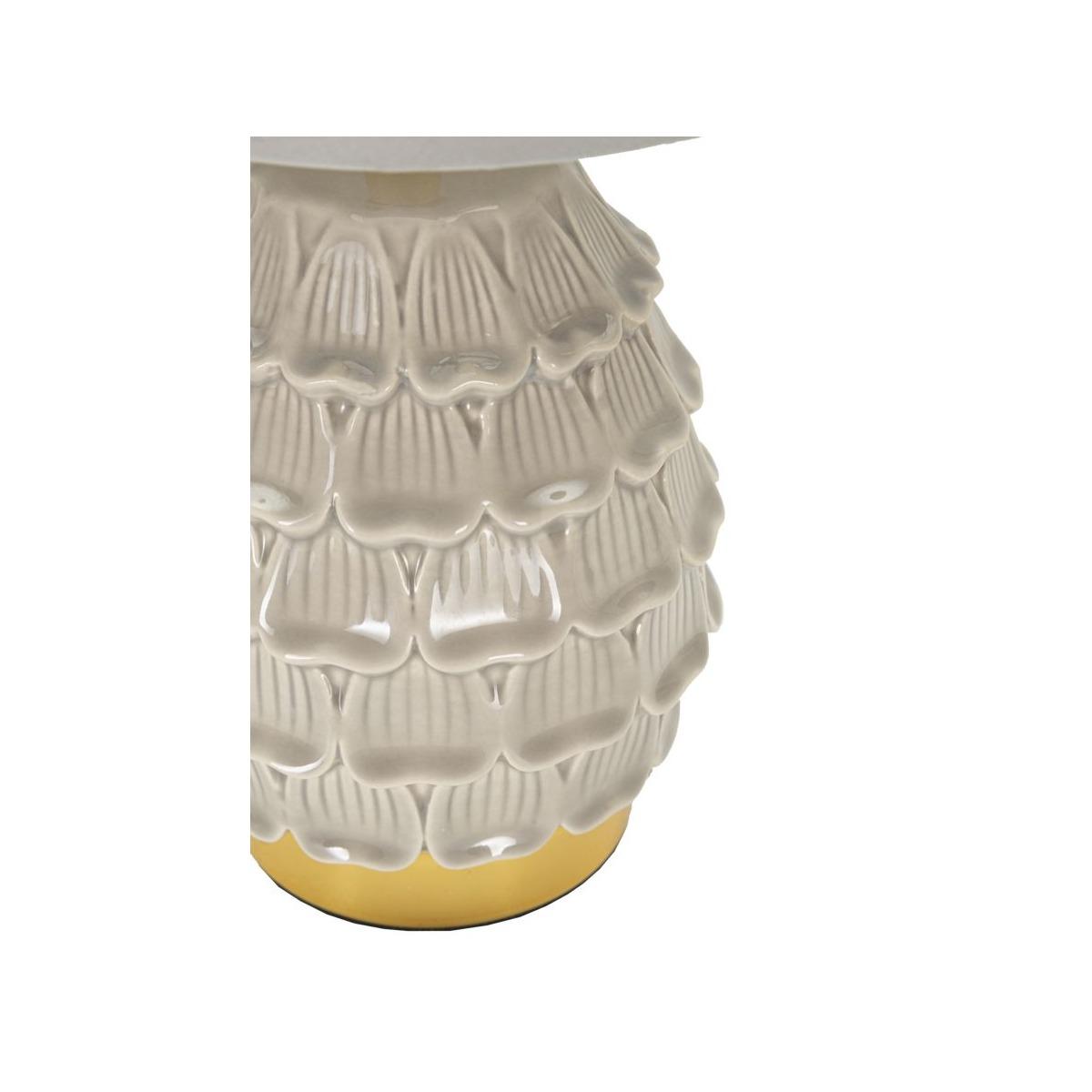 Lampada da comodino pigny grigia cm Ø 15x30,5 min 2