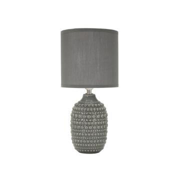Lampada da comodino points grigia cm Ø 15x30,5 min 2