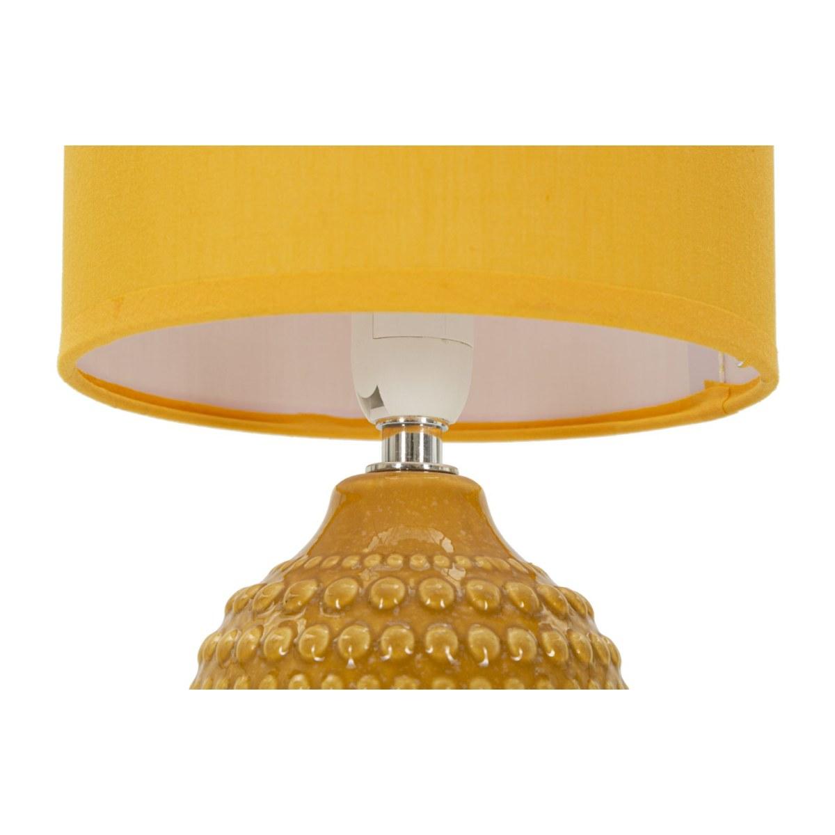 Lampada da comodino points ocra cm Ø 15x 30,5 min 2