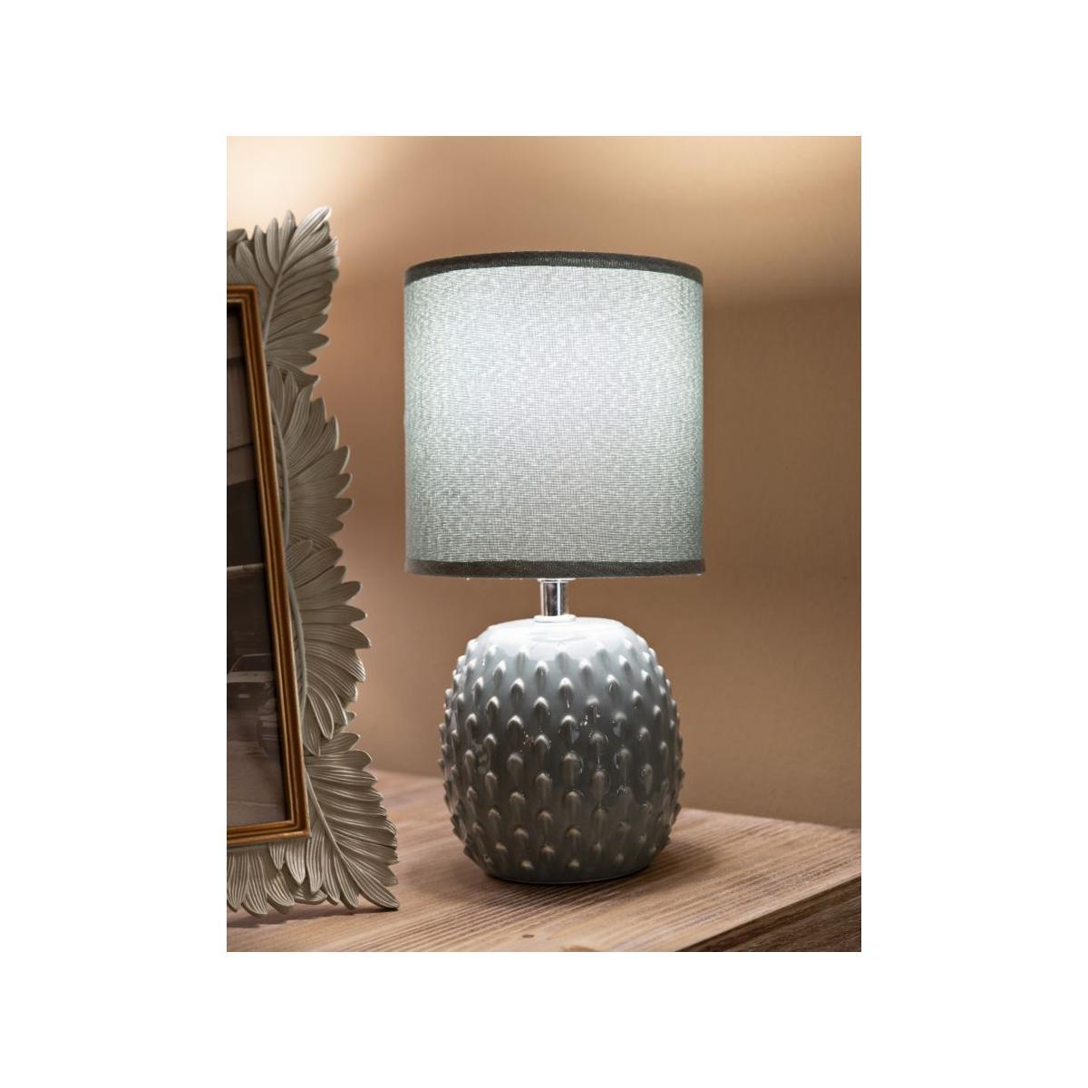 Lampada da comodino pontus turchese cm Ø 14x27 min 2