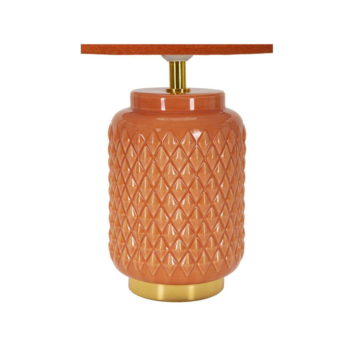Lampada da tavolo square arancione cm Ø 28x44