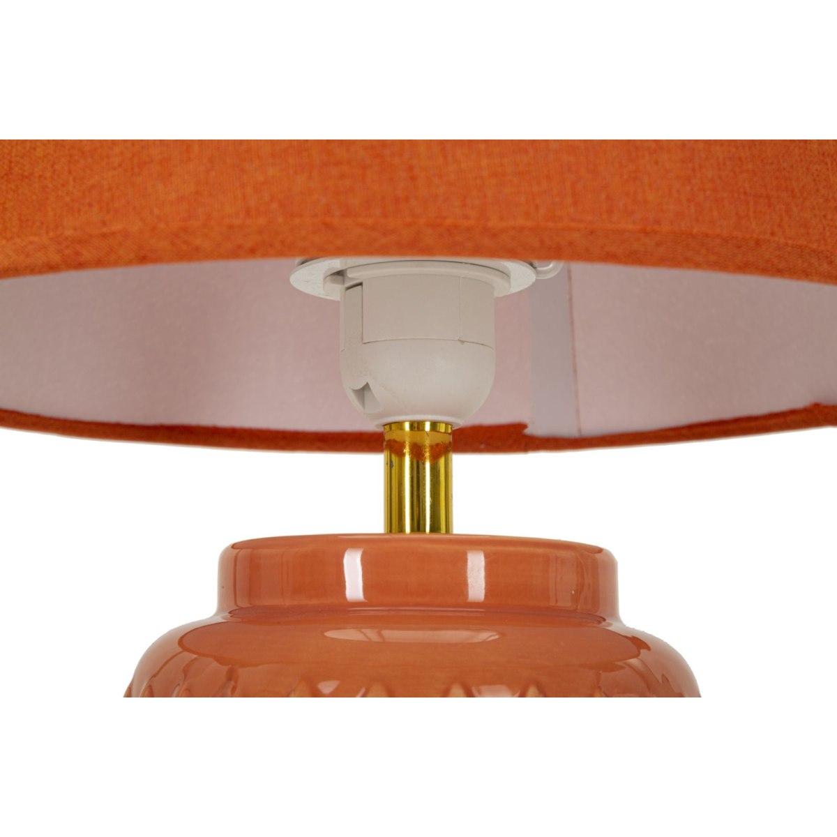 Lampada da tavolo square arancione cm Ø 28x44