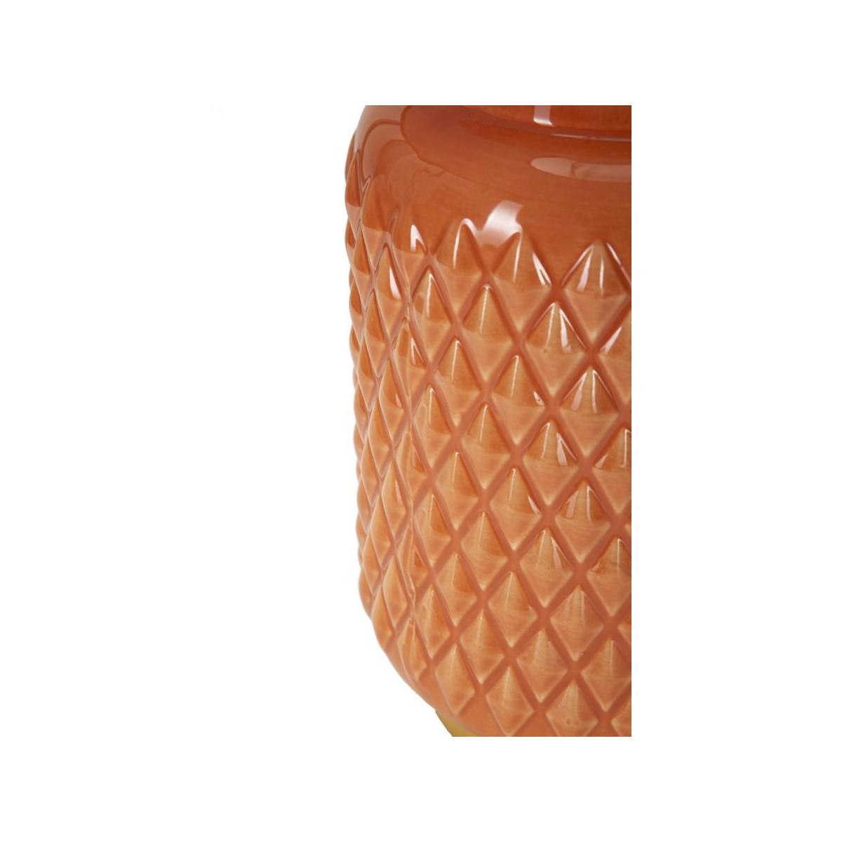 Lampada da tavolo square arancione cm Ø 28x44