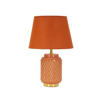 Lampada da tavolo square arancione cm Ø 28x44