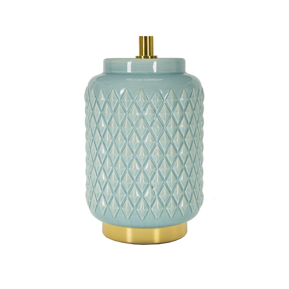 Lampada da tavolo square celeste cm Ø 28x44