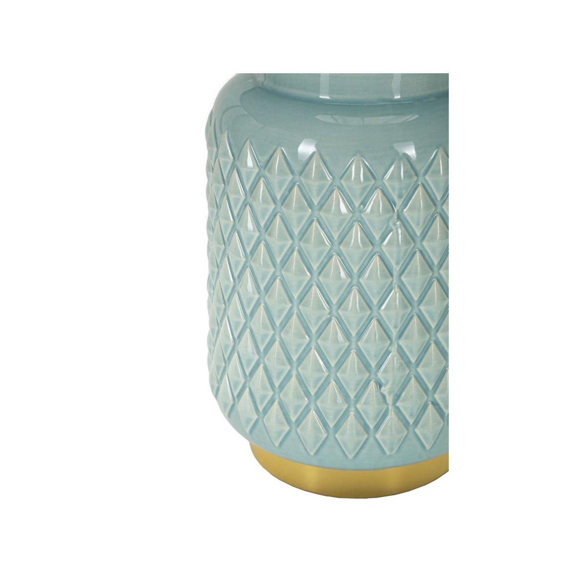 Lampada da tavolo square celeste cm Ø 28x44