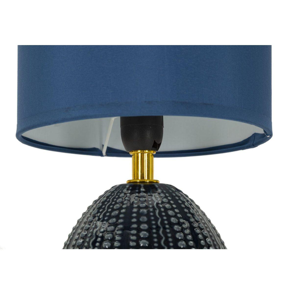 Lampada da comodino flavi blu cm Ø 15x30,5 min 2