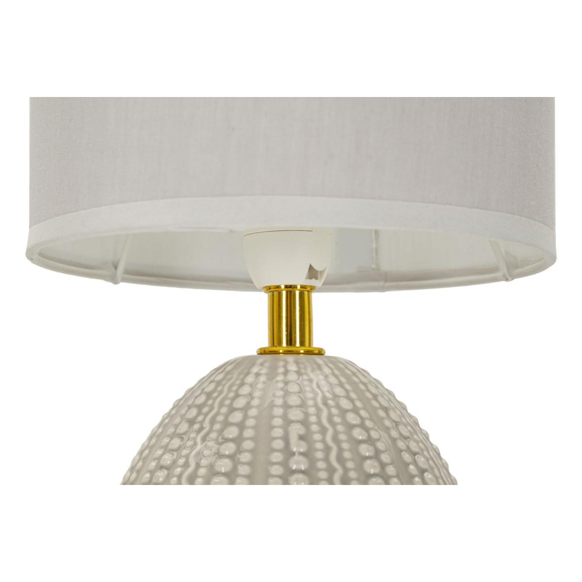 Lampada da comodino flavi grigia cm Ø 15x30,5 min 2