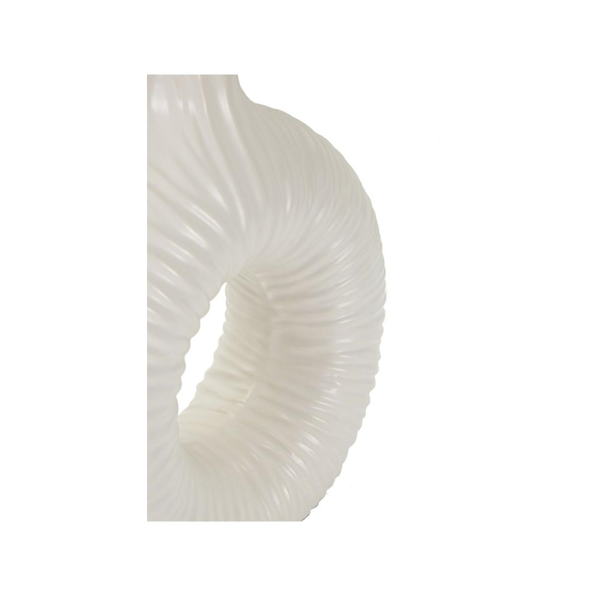Lampada da tavolo seta bianca cm 28,5x15x43