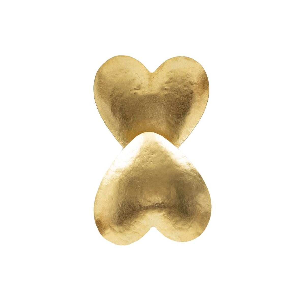 Lampada da muro goldy heart cm 25,5x15x24