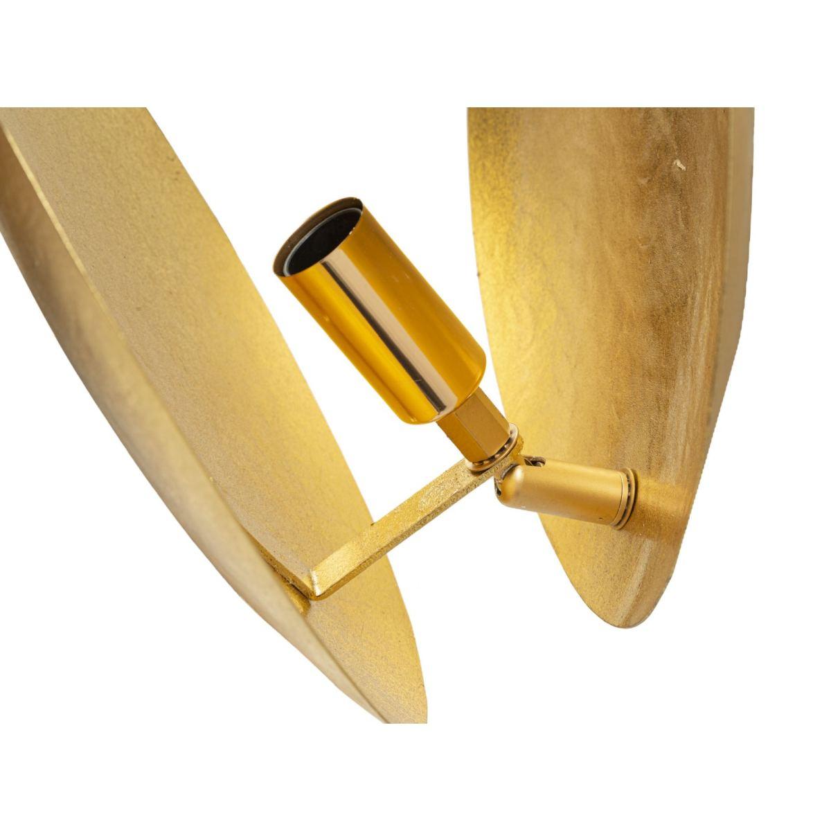 Lampada da muro goldy round cm Ø 26x13