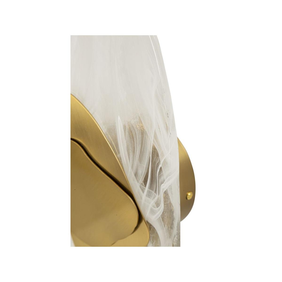 Lampada da muro ocean gold cm 21x8x31