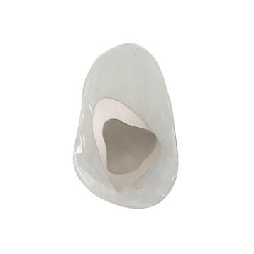 Lampada da muro ocean silver cm 21x8x31