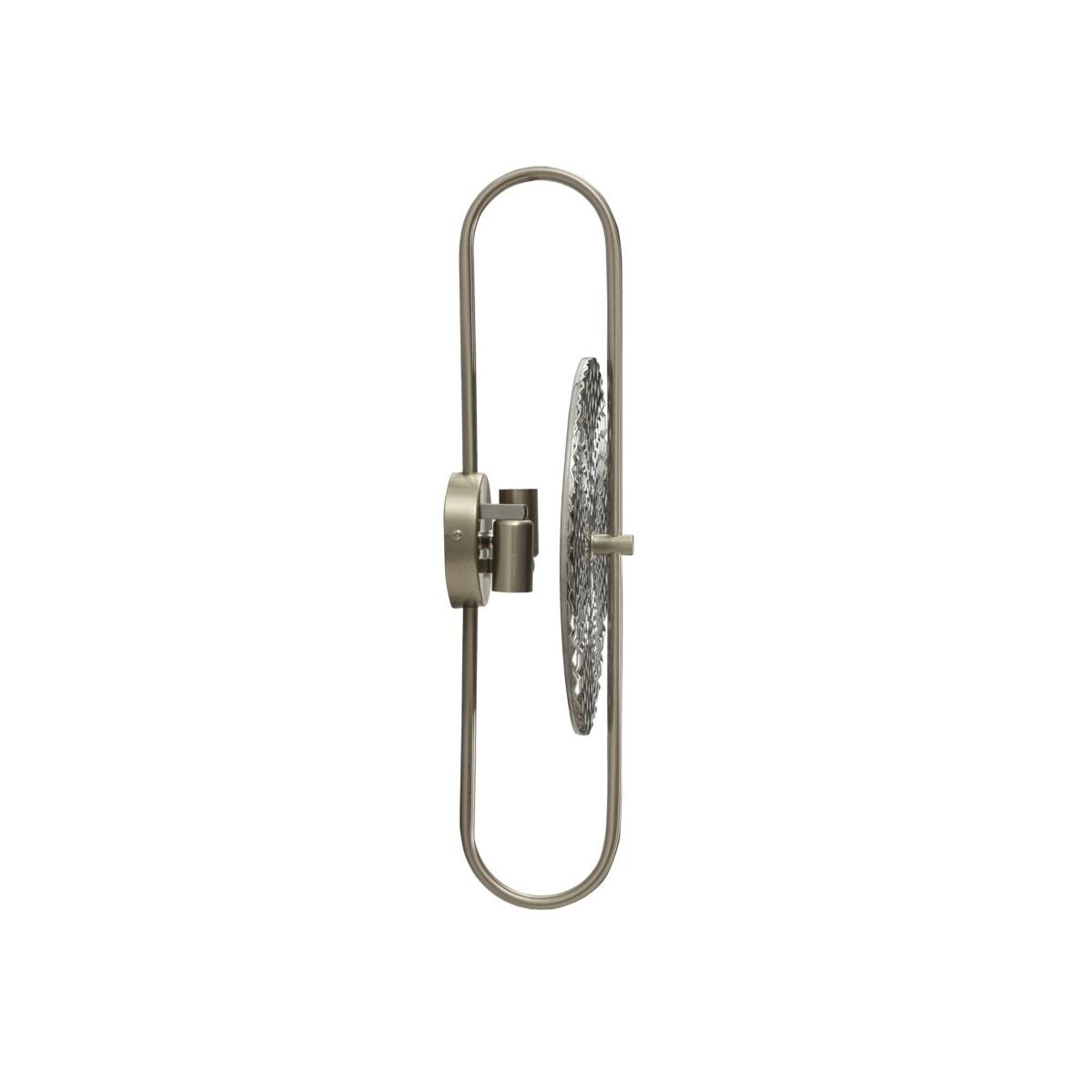 Lampada da muro silvery cm 28x15x54