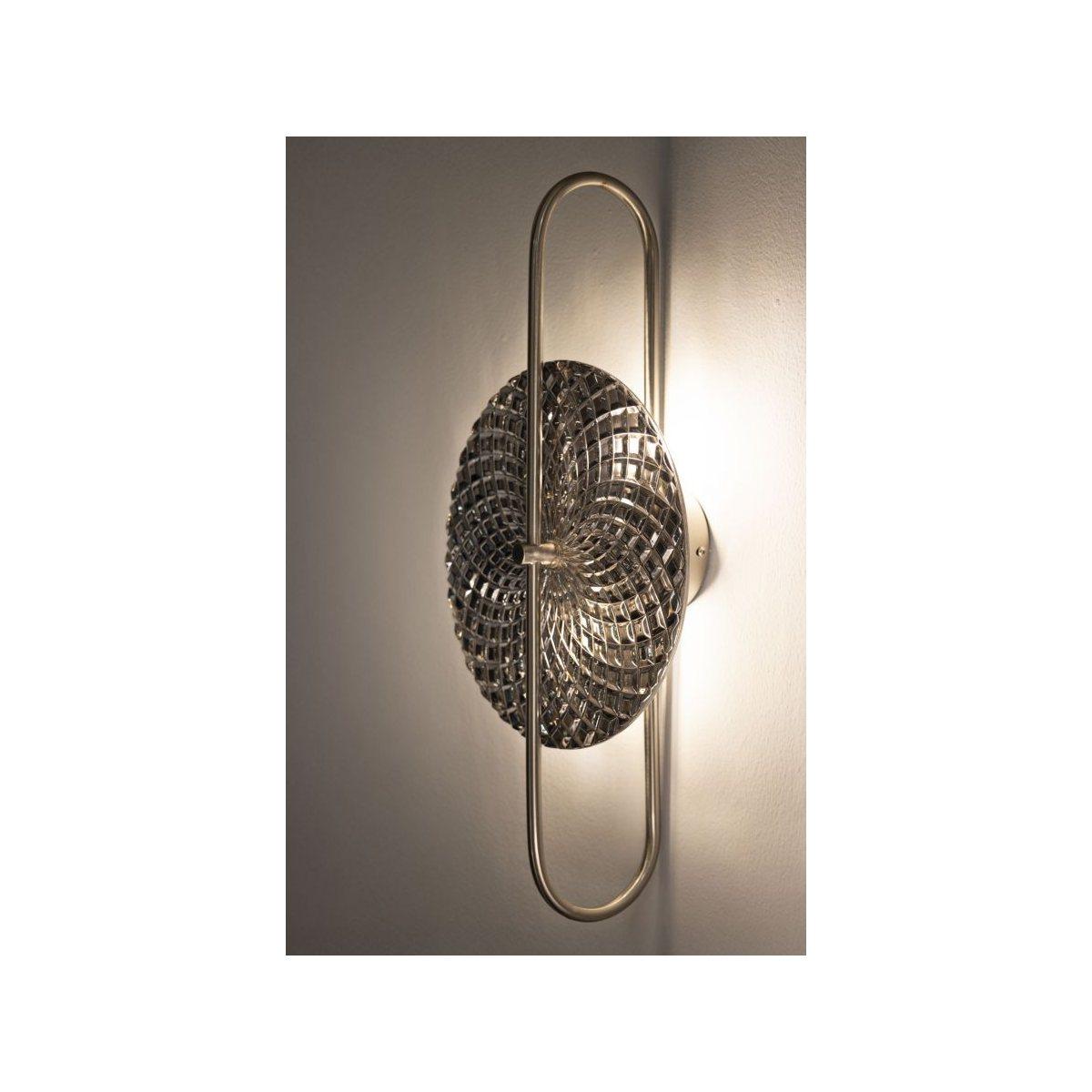 Lampada da muro silvery cm 28x15x54