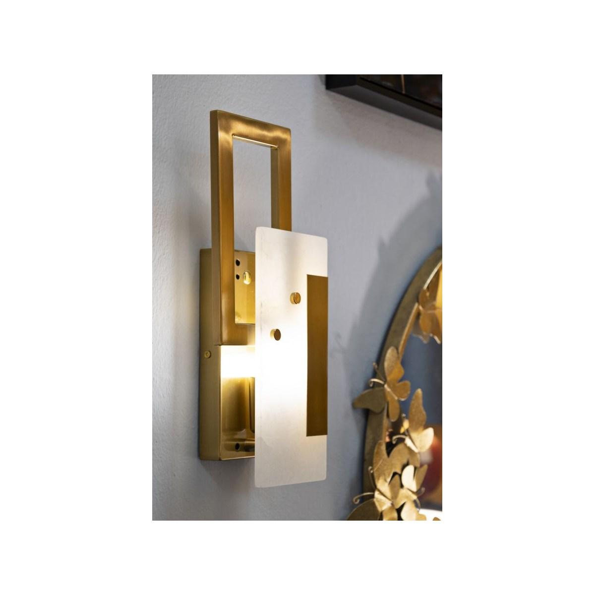 Lampada da muro cube cm 15x8x33