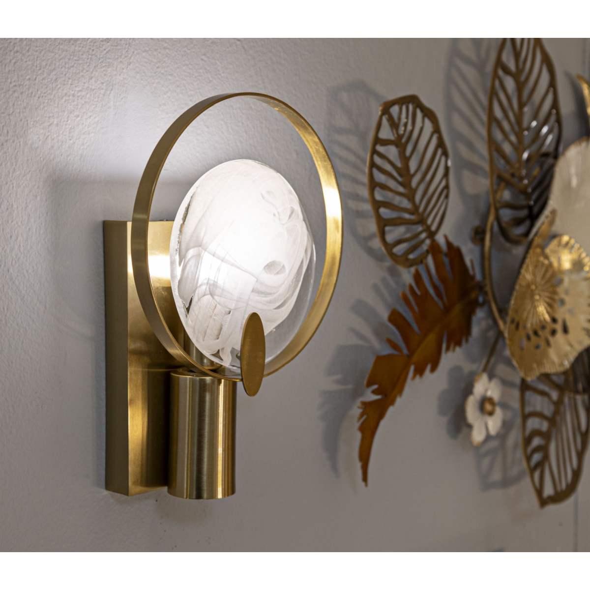 Lampada da muro oklan cm 20x10x29