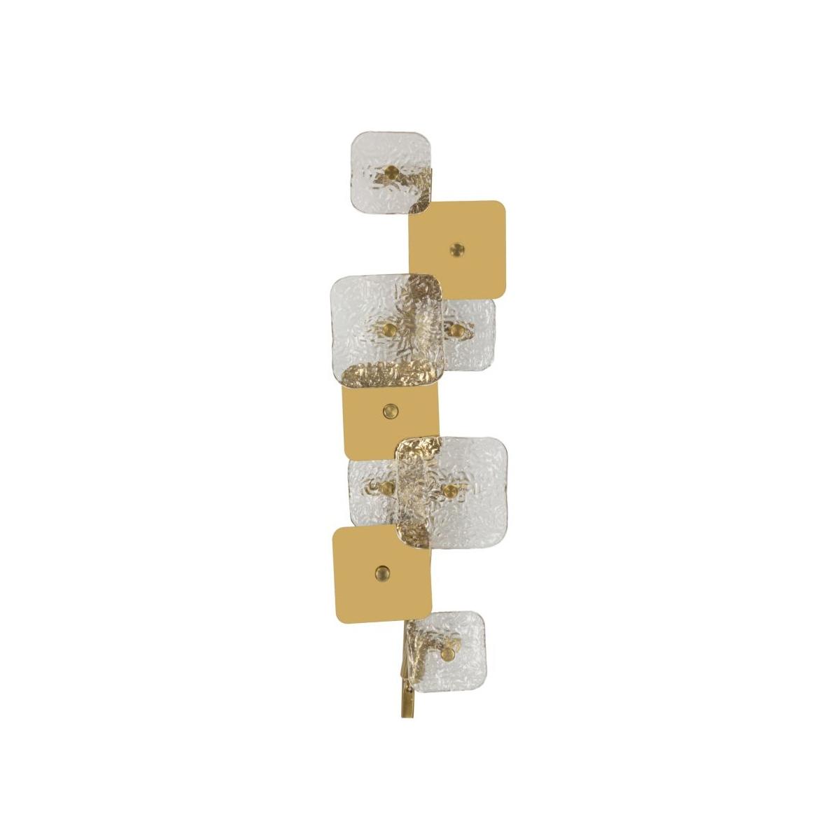 Lampada da muro glassy cm 24x13x76